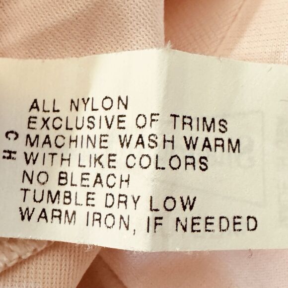 Shadowline Robe Womens M Vintage Nylon Floral Lace Pink 3/4 Sleeve Lightweight - Picture 11 of 15